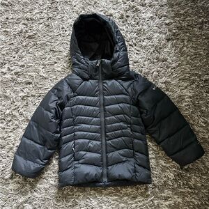 Columbia Kids Black Hooded Puffer Jacket